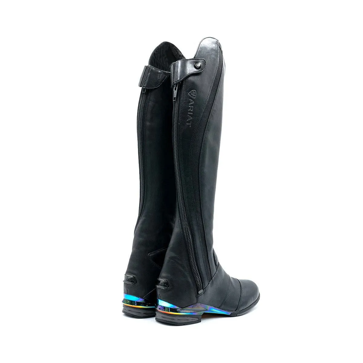 Ariat Vortex Biker High Boots Leather Black Colour For Women