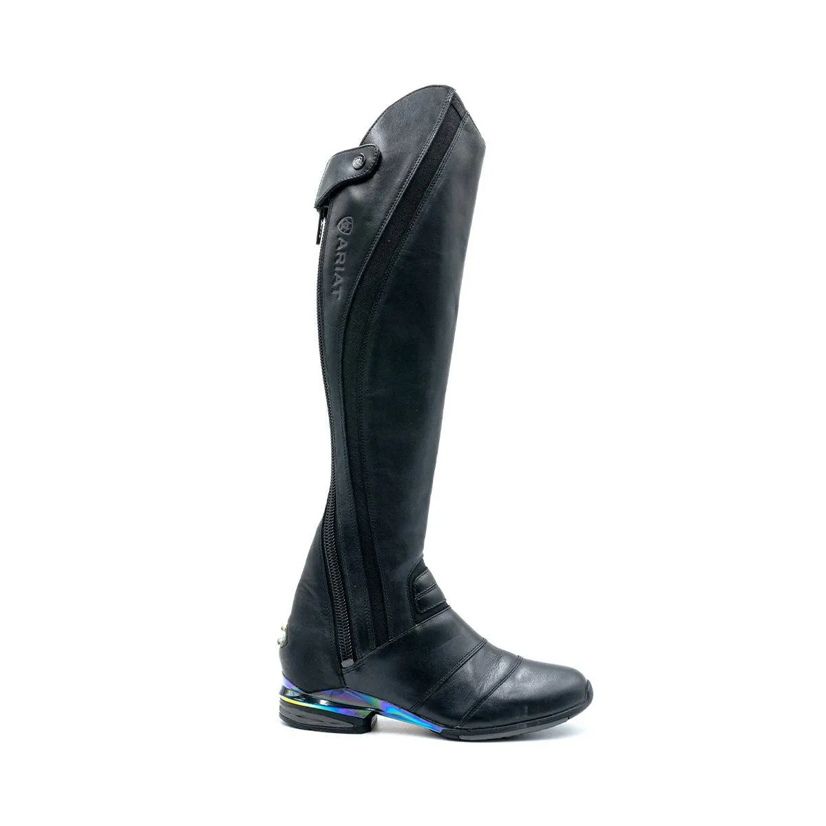 Ariat Vortex Biker High Boots Leather Black Colour For Women
