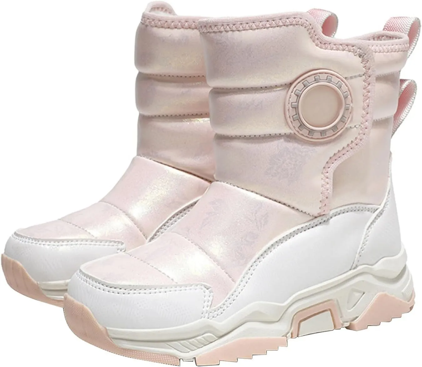 Baby Boys Girls Snow Booties Winter Thick aterproof Shoes Kids Outdoor Warm Ski Comfy Boots Fashion Non Slip Chunky