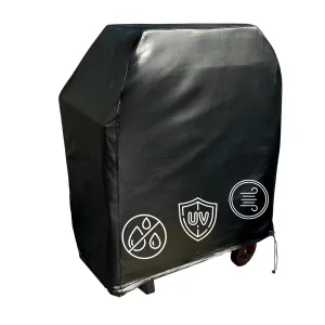 BBQ Outdoor Grill Cover 36"L x 26"D x 46"H Black Vinyl