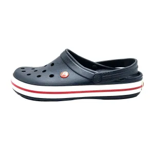 Crocs Navy Sandals Clogs Rubber Blue Colour For Women