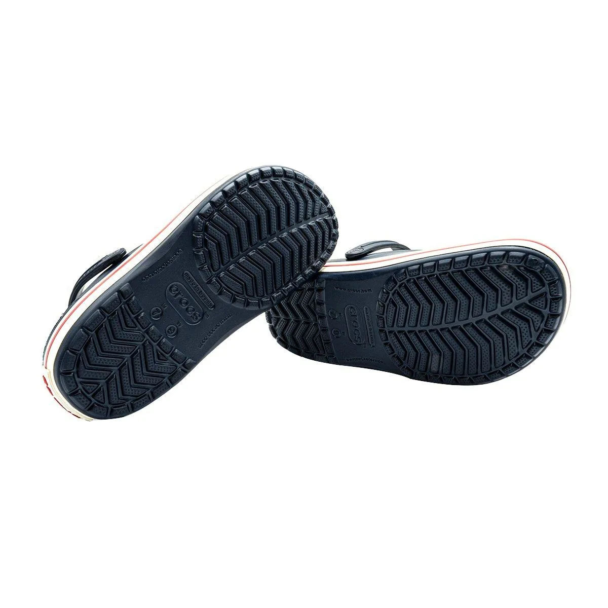 Crocs Navy Sandals Clogs Rubber Blue Colour For Women