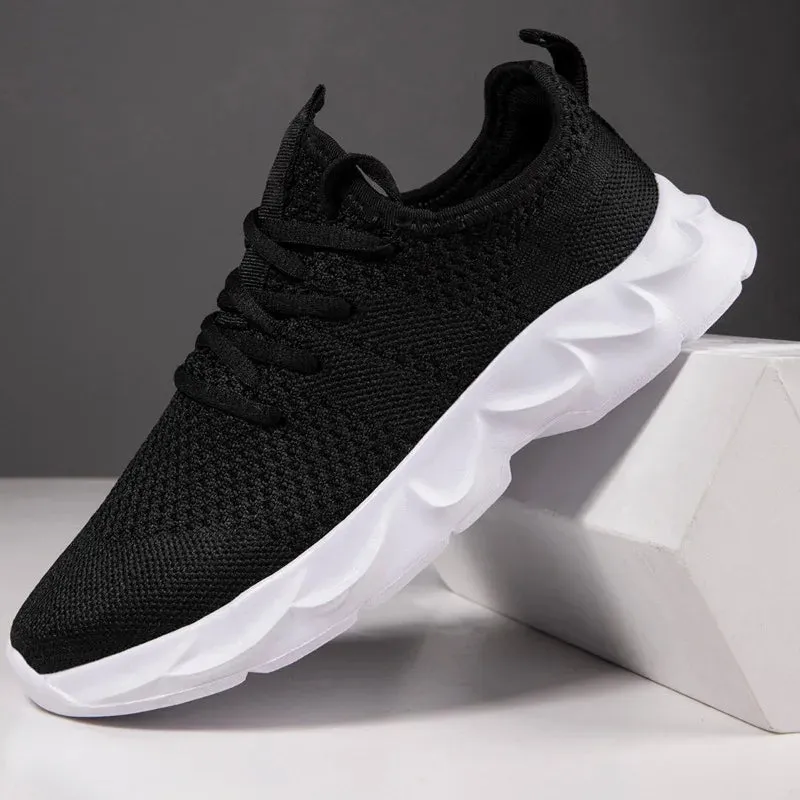 Hnzxzm Men Sneakers Air Mesh Breathable Walking Shoes Ultralight Comfortable Casual Footwear Shoe Fashion Trendy
