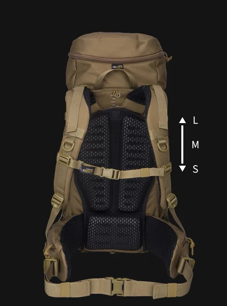 Mardingtop 50L Molle Hiking Internal Frame Backpacks with Rain Cover