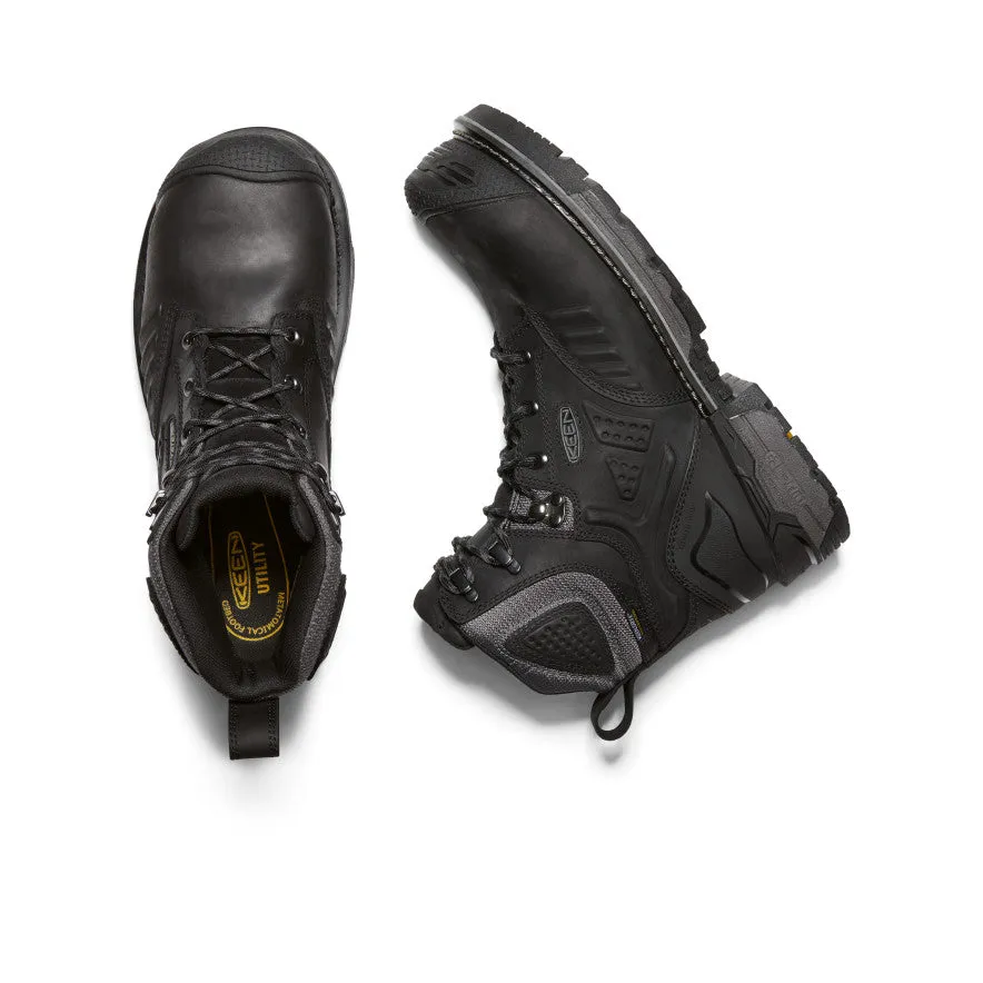 Men's Philadelphia 6" Waterproof Boot (Carbon-Fiber Toe)  |  Black/Steel Grey