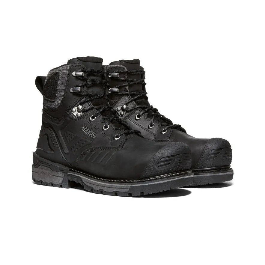 Men's Philadelphia 6" Waterproof Boot (Carbon-Fiber Toe)  |  Black/Steel Grey