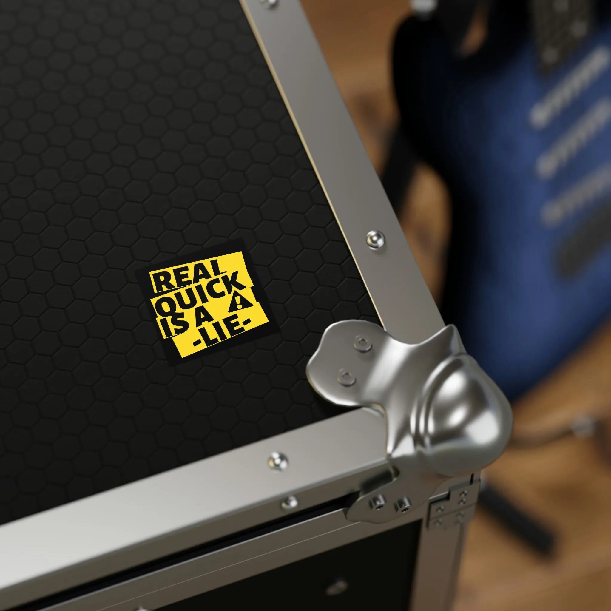 Real Quick is a Lie Square Sticker (Indoor\Outdoor)
