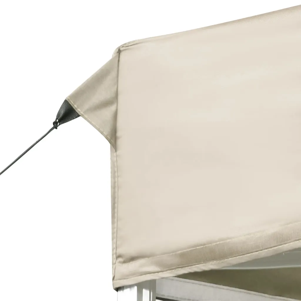 vidaXL Professional Folding Party Tent with Walls Aluminium 6x3 m Cream