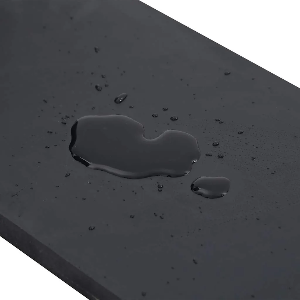 vidaXL Rubber Edge for Snow Plow Black 300x15x1 cm