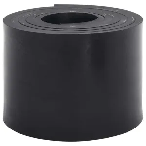 vidaXL Rubber Edge for Snow Plow Black 300x15x1 cm