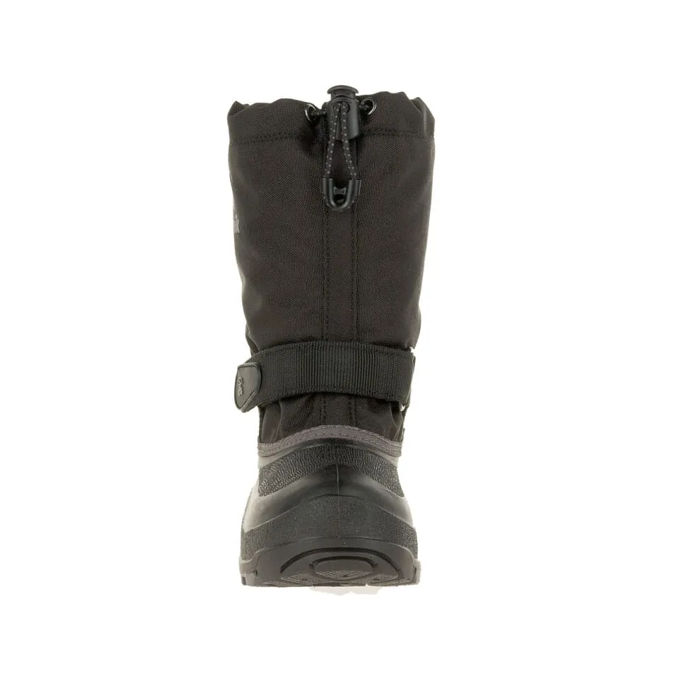 Waterbug5 Kid's Waterproof Snow Boot - Black/Charcoal