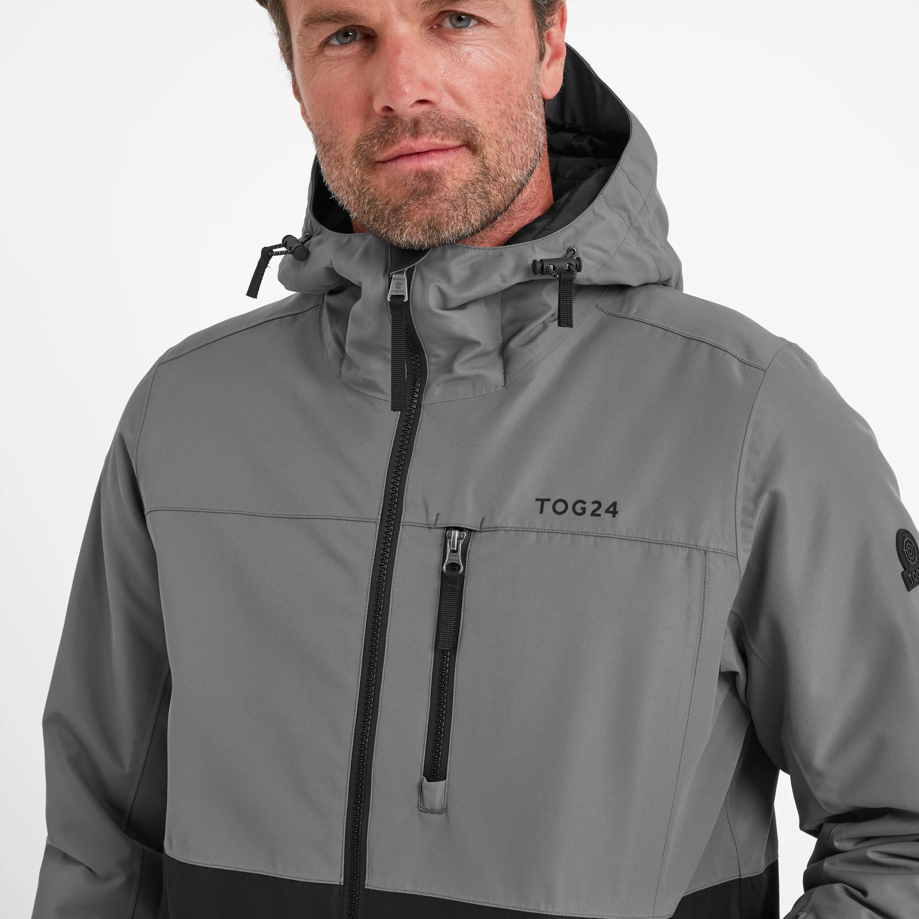 Whistler Mens Ski Jacket - Black/Steel Grey