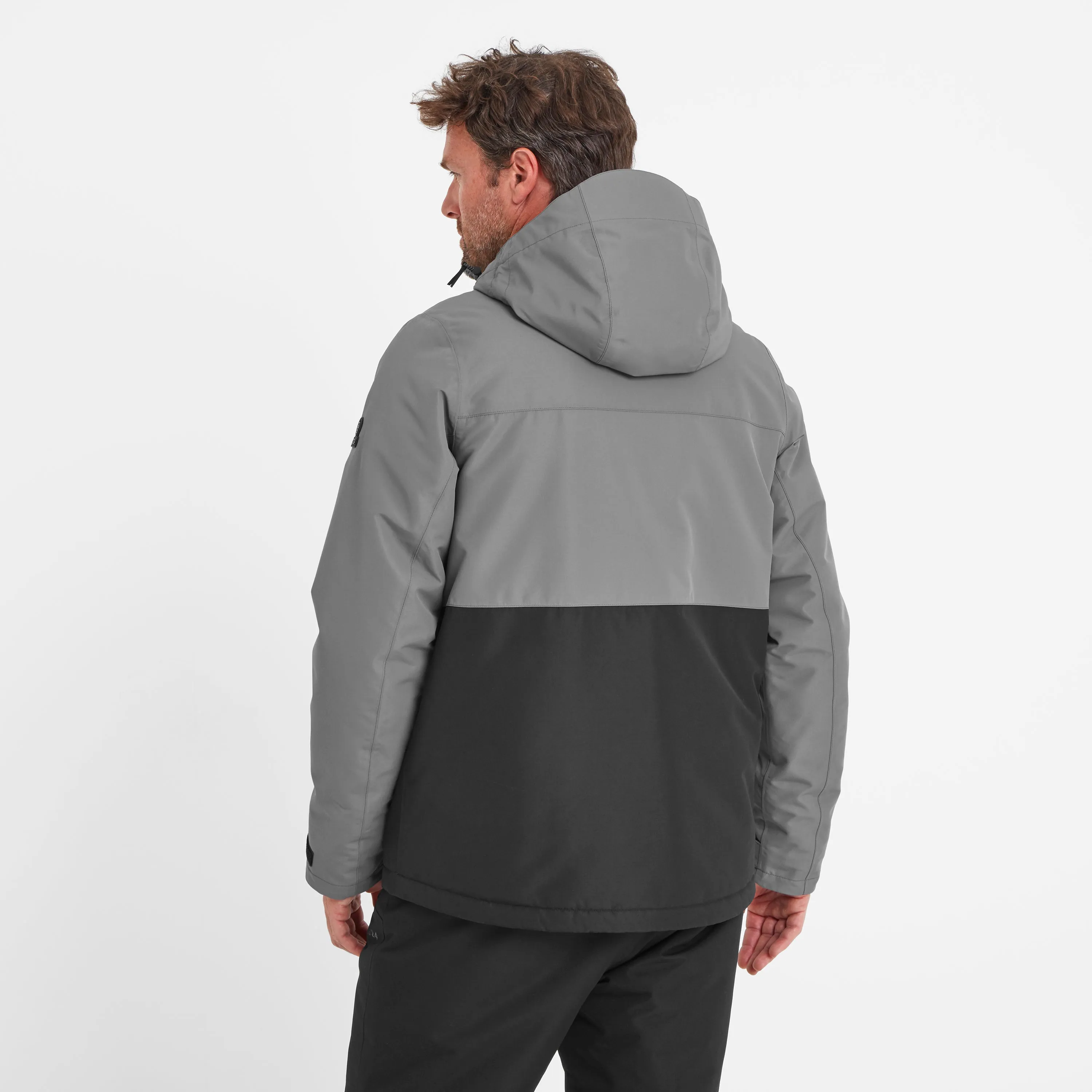 Whistler Mens Ski Jacket - Black/Steel Grey