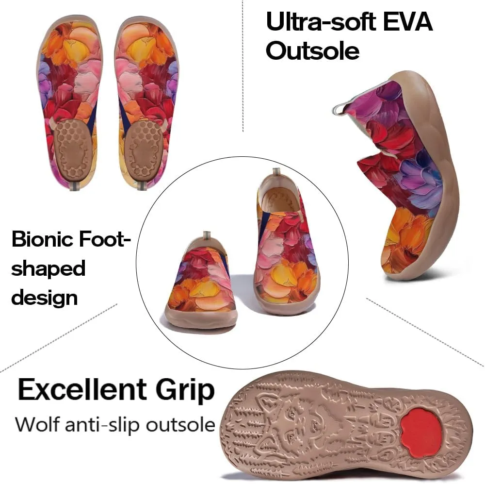 Women's Art Travel Shoes Slip-on Loafers Comfortable, Light and Fashionable Sneakers
