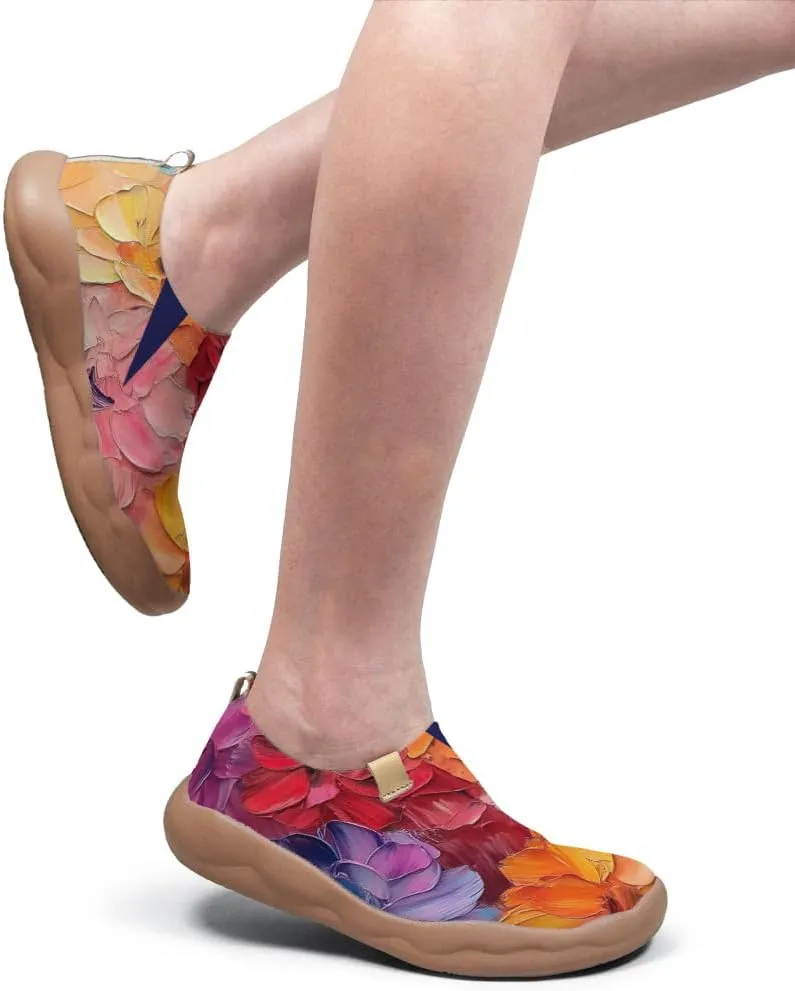 Women's Art Travel Shoes Slip-on Loafers Comfortable, Light and Fashionable Sneakers