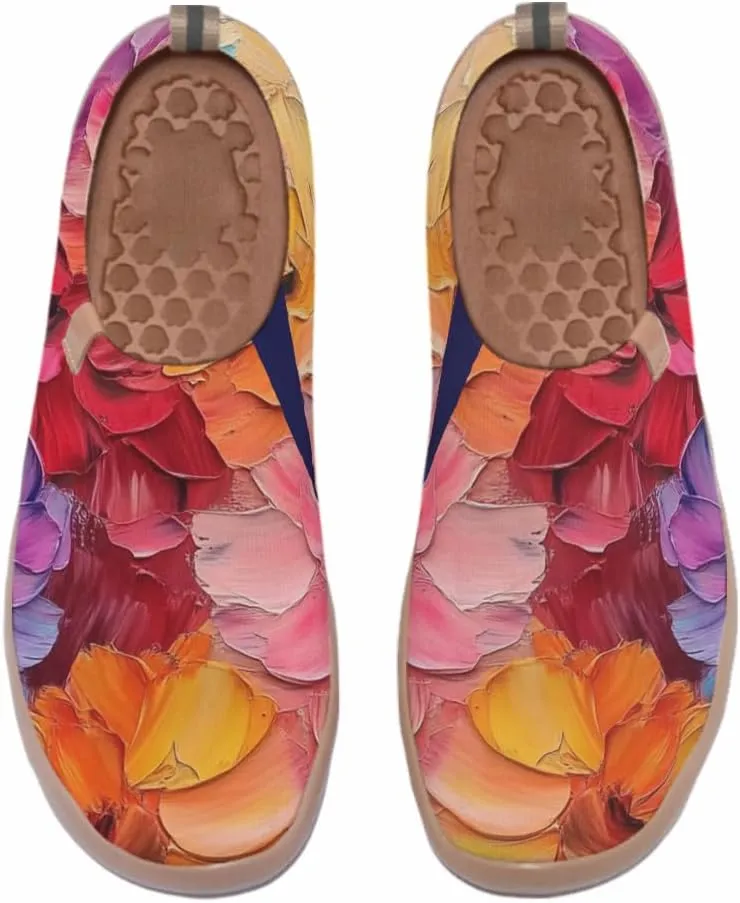 Women's Art Travel Shoes Slip-on Loafers Comfortable, Light and Fashionable Sneakers