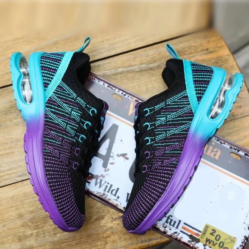 Women's Fashion Mixed Color Mesh Sneakers for Walking Sport