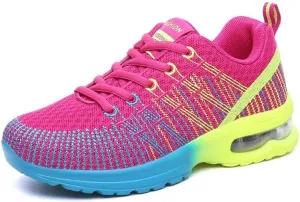 Women's Fashion Mixed Color Mesh Sneakers for Walking Sport
